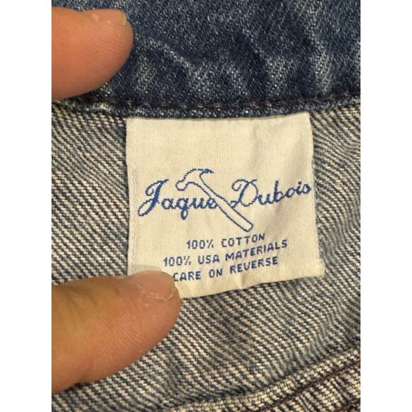 Vintage JD American Workwear Men's 38x32 Suede Patches Denim Carpenter Jeans USA - Picture 5 of 12